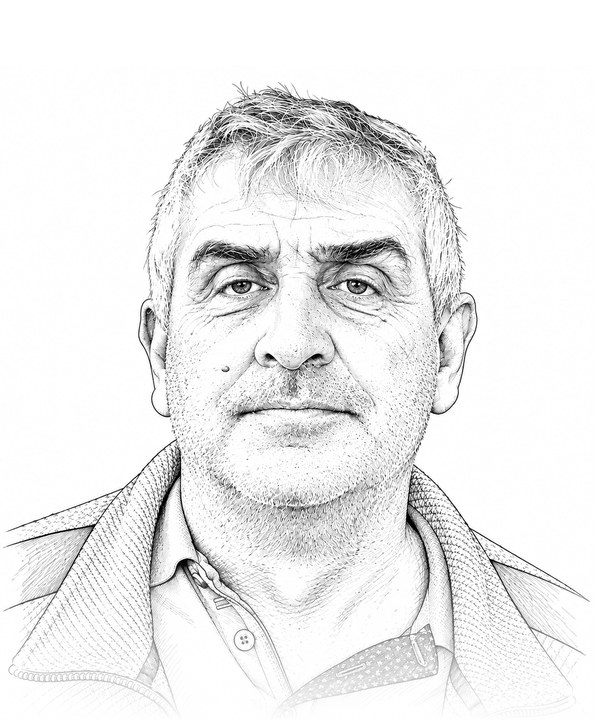 Ritratto a matita di Mauro